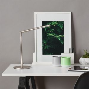Design Schreibtischlampe Chrom, Krisje, 6W, 6400K LED, mit Schalter