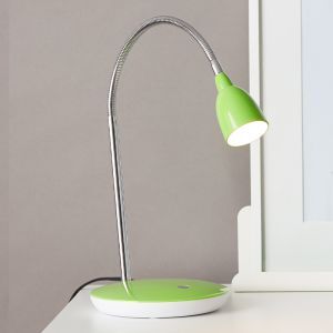 Kunststoff Schreibtischlampe Grün, Kit, 3W, 3000K LED, mit Schalter