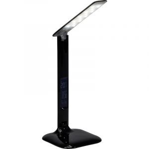 Moderne Schreibtischlampe Schwarz, Naila, 5W, warm- bis kaltweiß einstellbare LED, mit Touch-Dimmer