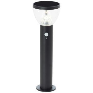 Moderne Solar Wegeleuchte Schwarz, Saar, 3W, 3000K LED, IP44