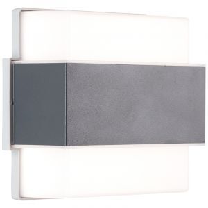 Moderne Außenleuchte Anthrazit, Birol, 7W, 4000K LED, IP44