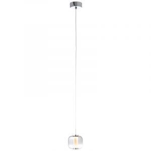 Design Pendelleuchte Chrom, Emmely, 7W, 3000K LED