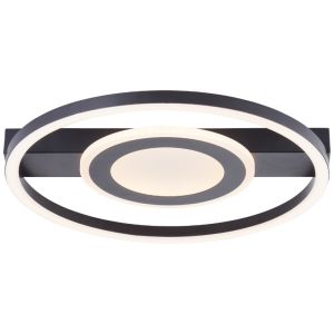 Design Deckenlampe Schwarz, Konrad, 20W, 3000K LED