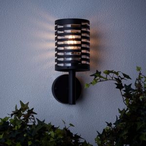 Moderne Außenleuchte Schwarz, Veysel, IP44