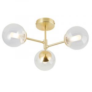 Design Badezimmer Deckenleuchte Gold, Ramon, IP44