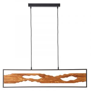 Landhaus Pendelleuchte Esszimmer Braun, Raynor, 20W, 3000K LED