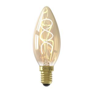 Dimmbare Calex E14 LED-Kerzenlampe Bernstein, 2,5W, 2100K
