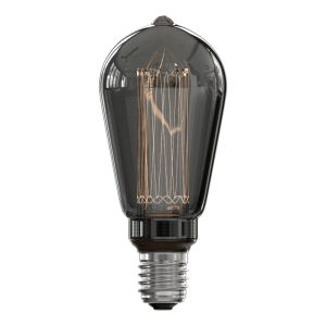 Dimmbare Calex E27 LED-Edisonlampe Grau, 3,5W, 2000K