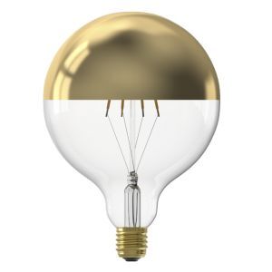 Dimmbare Calex E27 LED-Kopfspiegellampe Gold, 4W, 1800K