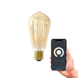 Calex Smart LED-Lampe E27 Bernstein, 7W, 1800-3000K