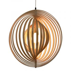 Holz Pendelleuchte Landhaus, Chislaine