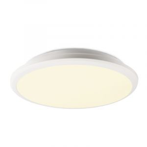 Schwarze moderne Deckenlampe Kunststoff, Joachim, 24W, 3000K LED