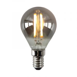 Dimmbare E14 LED Lampe, P45, 3w, Rauchglas, 2200K