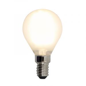 Dimmbare E14 LED Lampe, P45, 3w, weiß Glas, 2700k