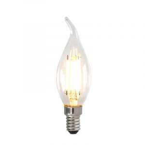 Dimmbare E14 LED Spitze kerze, 3w, transparent Glas, 2700k