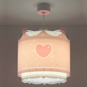 Pink Kinder Pendelleuchte Kunststoff, Queen