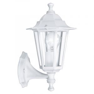 Weiße antik Außenleuchte Aluminium, Alieke, IP44