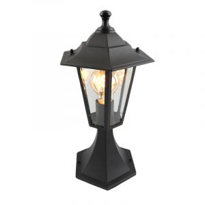 Schwarze antik Außenleuchte Aluminium, Alieke, IP44