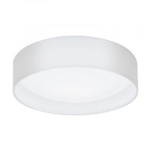 Weiße moderne Deckenlampe Stoff, Abano, 12W, 3000K LED