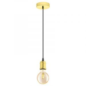 Messing vintage Pendelleuchte Metall, Christel