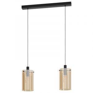 Bernstein moderne Pendelleuchte Glas, Ritesh