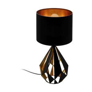 Schwarze design Tischleuchte Stahl, Acri, mit Schalter