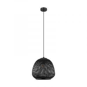 Holz Pendelleuchte Schwarz, Nicole