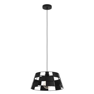 Schwarze Pendelleuchte Aluminium, Nelly