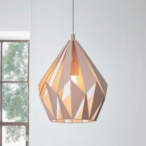 Rosa design Pendelleuchte Metall, Acri