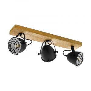 Holz Deckenstrahler Braun, Pasquale
