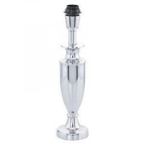 Chrom design Tischlampe ohne Schirm Stahl, Mason, mit Schalter