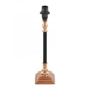 Kupfer antik Tischlampe ohne Schirm Metall, Shane, mit Schalter