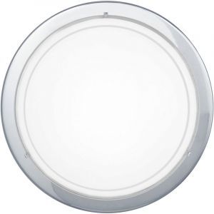 Chrom Deckenlampe Glas, Agena