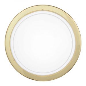 Goldene Deckenlampe Glas, Agena