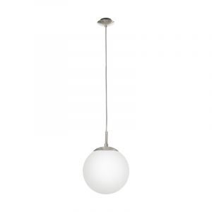 Nickel moderne Pendelleuchte Glas, Dave