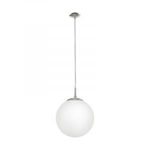 Nickel moderne Pendelleuchte Glas, Dave
