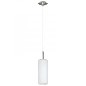 Nickel Pendelleuchte Glas, Ciuda