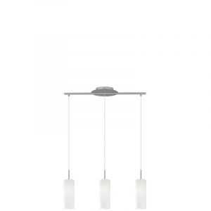 Nickel Pendelleuchte Glas, Ciuda