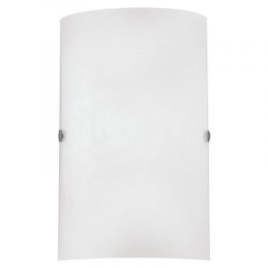 Nickel Wandleuchte Glas, Ciuda