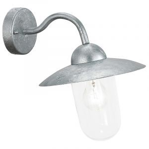 Silberne landhaus Außenleuchte Glas, Dalisha, IP44