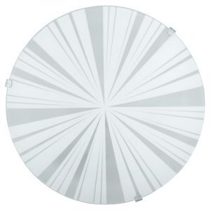 Weiße Deckenlampe Glas, Bada
