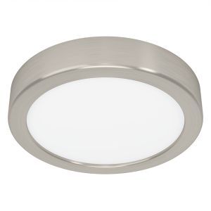 Nickel Deckenlampe Kunststoff, Geraldo, 11W, 3000K LED