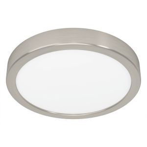 Nickel Deckenlampe Stahl, Geraldo, 17W, 3000K LED