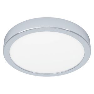 Chrom Badezimmer Deckenleuchte Kunststoff, Geraldo, 17W, 3000K LED, IP44