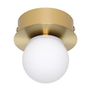 Goldene moderne Deckenleuchte Stahl, Escha, 3,3W, 3000K LED