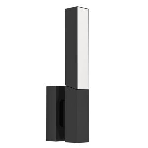 Schwarze moderne Außenleuchte Aluminium, Salman, 4,5W, 3000K LED, IP44