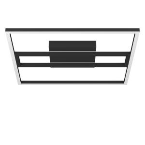 Schwarze moderne Smart Deckenleuchte Aluminium, Cecilia, 21W, warm- bis kaltweiß einstellbare LED