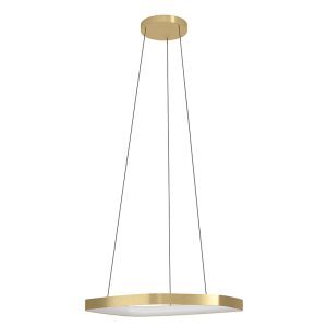 Goldene design Pendelleuchte Aluminium, Samson, 25,2W, 3000K LED