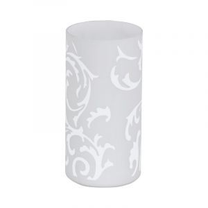 Weiße design Tischleuchte Glas, Basken, mit Schalter