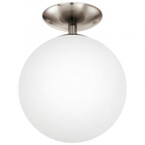 Nickel Deckenleuchte Glas, Dave